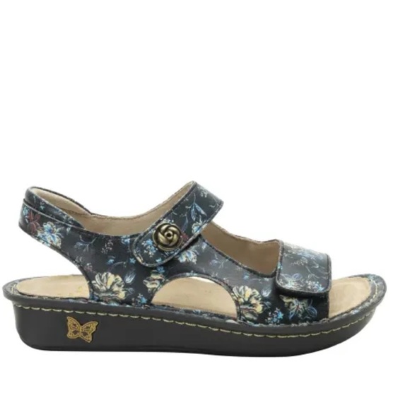 Alegria Beckie Passionate sandals leather back strap patterned size EU 38/ US 8 - Picture 4 of 12